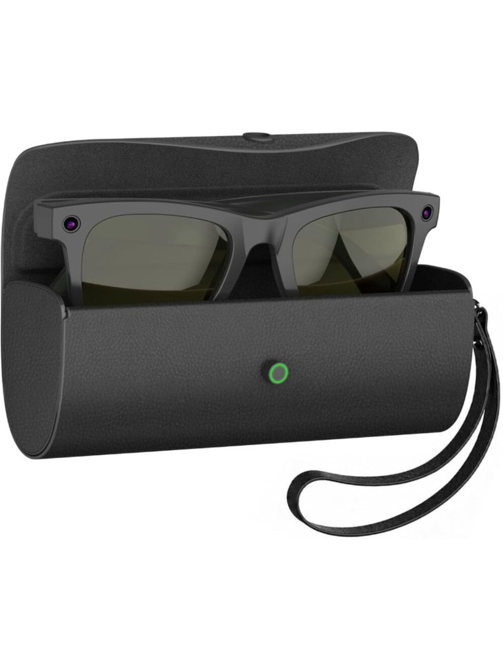 3500mAh Charging Case for Smart Glasses - Portable Travel Charger for Wayfarer